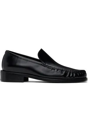 Acne Studios Black Leather Loafers
