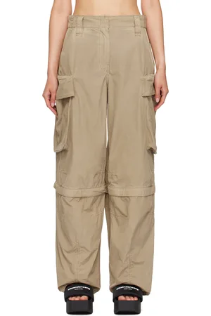 Alexander Wang Beige Oversize Pockets Cargo Pants