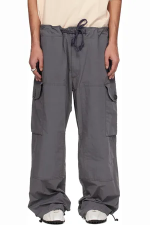 Maison Margiela Gray Drawstring Cargo Pants