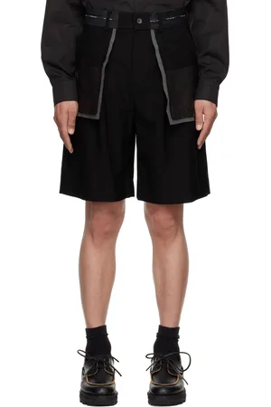 Feng Chen Wang Deconstructed Patchwork Shorts