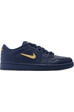 Nike Navy Air Jordan 1 Low Method of Make Sneakers