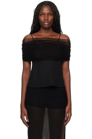 CHRISTOPHER ESBER Veiled Shawl Camisole