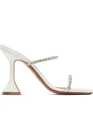Amina Muaddi Gilda Slipper Heeled Sandals