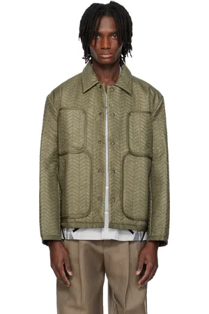 CRAIG GREEN Khaki Quilted Worker Jacket