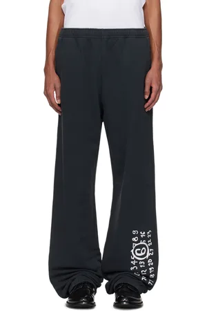Maison Margiela Black Numeric Sweatpants
