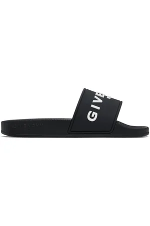 Givenchy Black Rubber Pool Slides