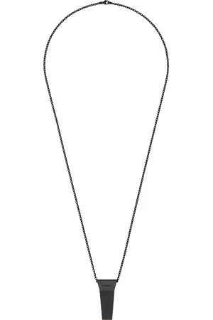 Rick Owens Black Trunk Charm Necklace