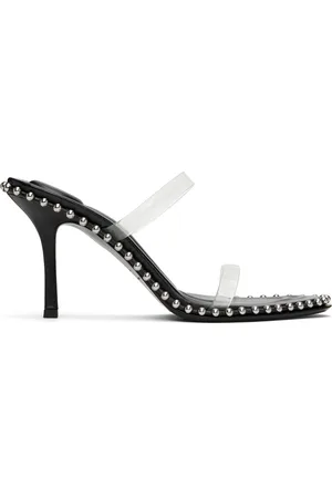 Alexander Wang Nova 85 Strappy PVC Heeled Sandals