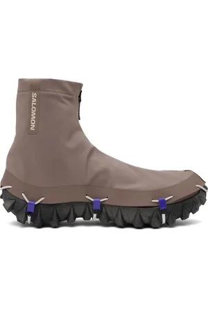 Salomon Taupe & Black Snowclog Advanced Sneakers