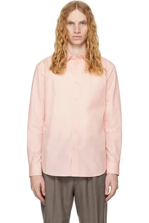 Auralee Pink High Count Finx Ox Shirt