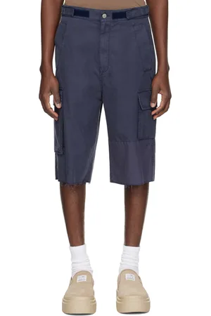 Maison Margiela Blue Cargo Pocket Shorts