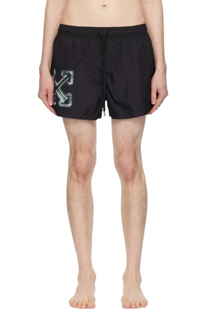 OFF-WHITE Black Vibe Arrow Swim Shorts