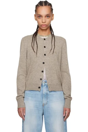 Acne Studios Beige Yak Wool Cardigan