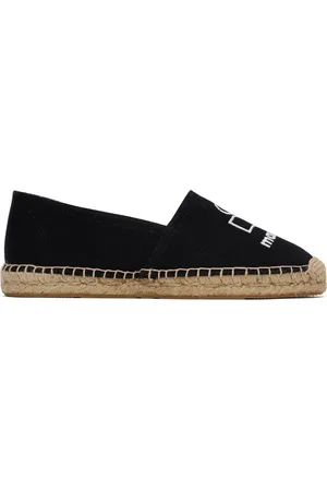 Isabel Marant Black Canae Cotton Espadrilles