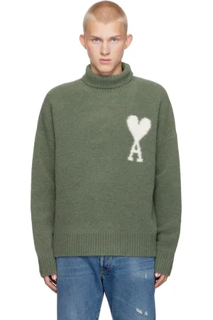 Ami Green Ami de Coeur Turtleneck