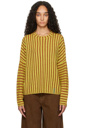 ECKHAUS LATTA Yellow Keyboard Sweater