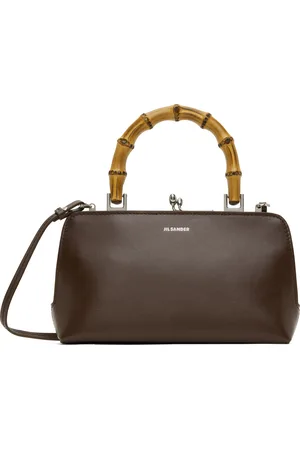 Jil Sander Burgundy Goji Bamboo Mini Bag