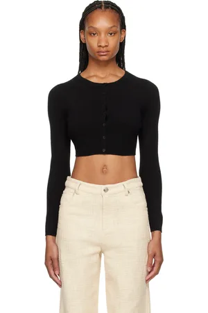 Staud Black Deanna Cardigan