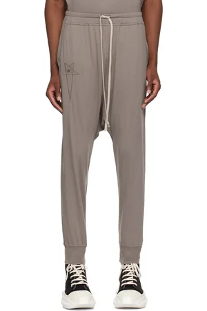 Rick Owens Gray Champion Edition Sweatpants