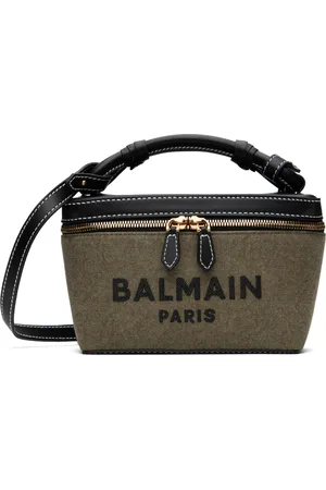 Balmain Khaki & Black B-Army Vanity Bag