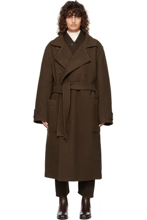 LEMAIRE Brown Wrap Coat