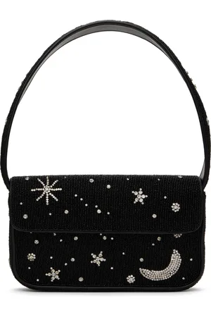 Staud Black Tommy Beaded Bag
