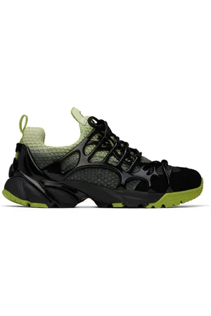 44 Label Group Black & Green Symbiont Sneakers
