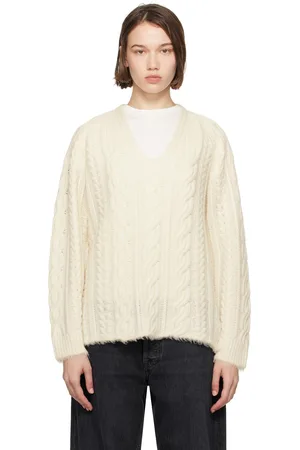 Guest In Residence Off-White Mia V Sweater