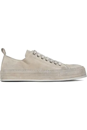 ANN DEMEULEMEESTER Gray Gert Low-Top Sneakers