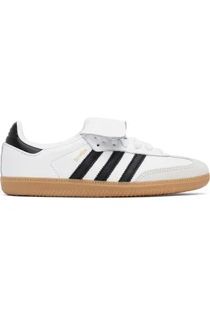 adidas White & Black Samba LT Sneakers
