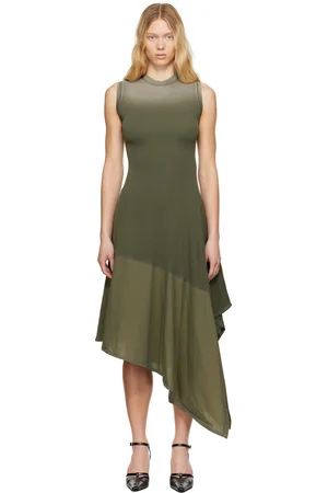 Diesel Green D-Elicy Midi Dress