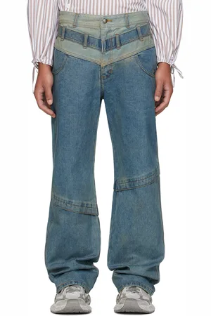 Andersson Bell Blue Layered Wide Leg Jeans