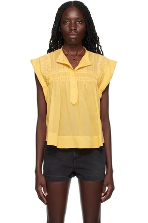 Isabel Marant Yellow Leaza Blouse