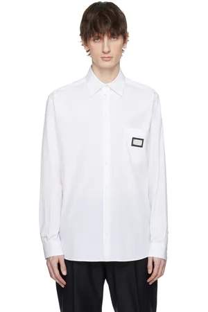 Dolce & Gabbana White Martini-Fit Shirt