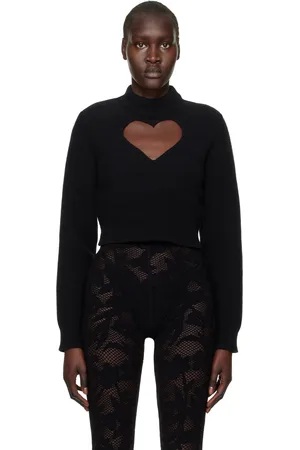 Alaïa Black Heart Sweater