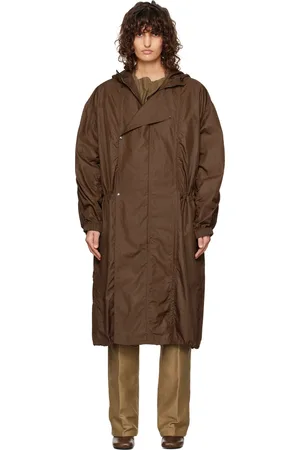 LEMAIRE Brown Nylon Coat