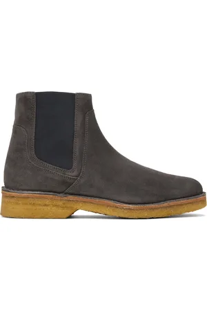 A.P.C. Gray Theodore Chelsea Boots