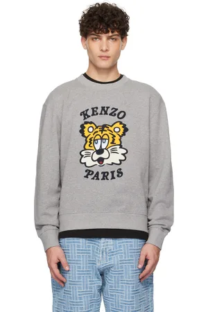 Kenzo Gray Paris VERDY Edition Embroidered Sweatshirt