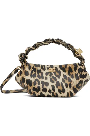 Ganni Black & Brown Mini Bou Bag