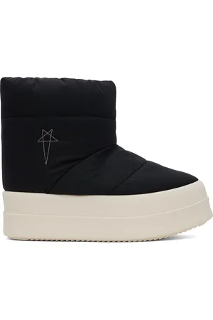Rick Owens Black Porterville Mega Bumper Low Lunar Boots
