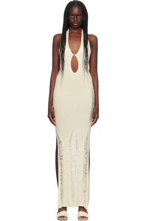 AYA MUSE Off-White Ceres Maxi Dress