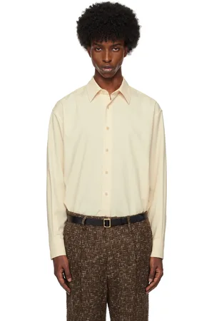 Auralee Off-White Super Fine Tropical Wool Shirt