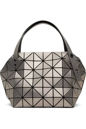 Issey Miyake Silver Boston Bag
