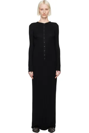 Acne Studios Black Harness Maxi Dress
