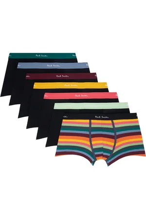 Paul Smith Seven-Pack Black & Multicolour Boxers