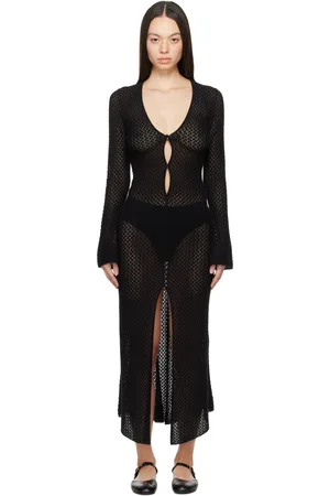 THE GARMENT Black V-Neck Maxi Dress