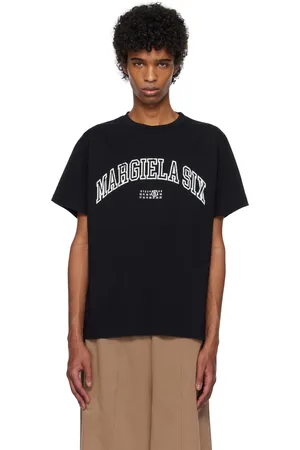 Maison Margiela Black Varsity Print T-shirt