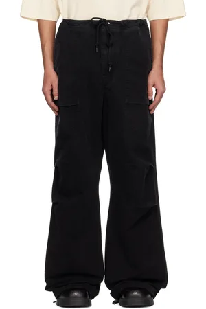 Entire Studios Black Barren Cargo Trousers