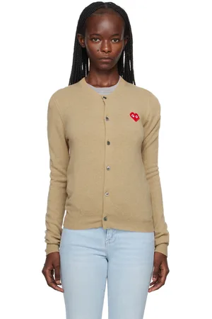 Comme des Garçons Tan Invader Edition Cardigan