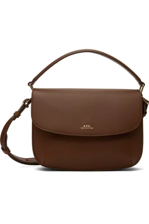 A.P.C. Brown Mini Sarah Shoulder Bag
